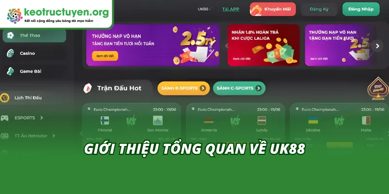 Giới thiệu tổng quan về UK88